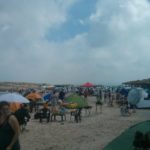 Camping in Dor HaBonim Beach nature reserve in Independence day