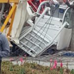 Crane collapse in 2017 February in Bat-Yam - Construction Porn