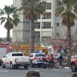 Crane collapse in 2017 February in Bat-Yam