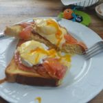 Eggs Benedict with ham