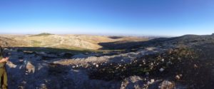 To the North - The Israeli settlement of Ma'on   - South mount Hebron