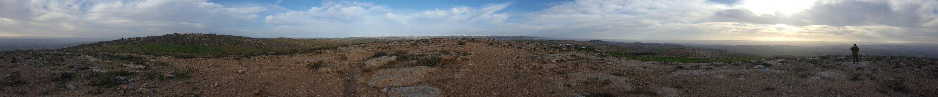 The view from Mitzpe Yair - Saturday morning events