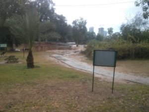 The ford of 7 mills when it is flooded - 7 mills