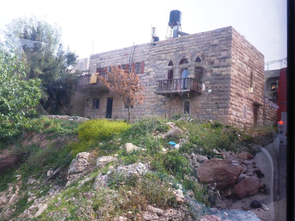 Some of the village older buildings - Tel Gibeon