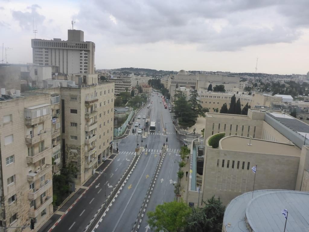 Looking South from the hotel roof - Jerusalem