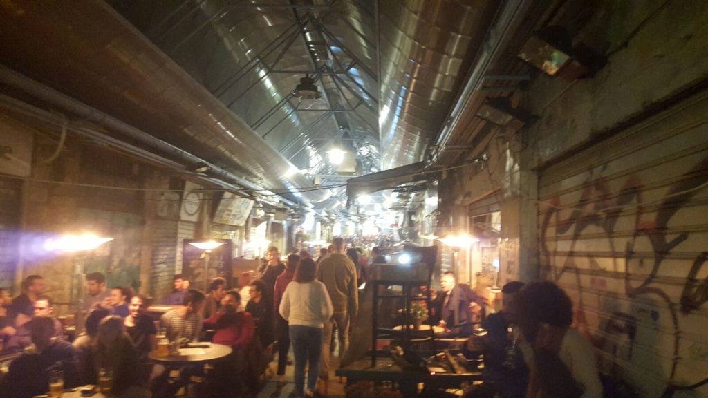 Mahne Yehuda market by night