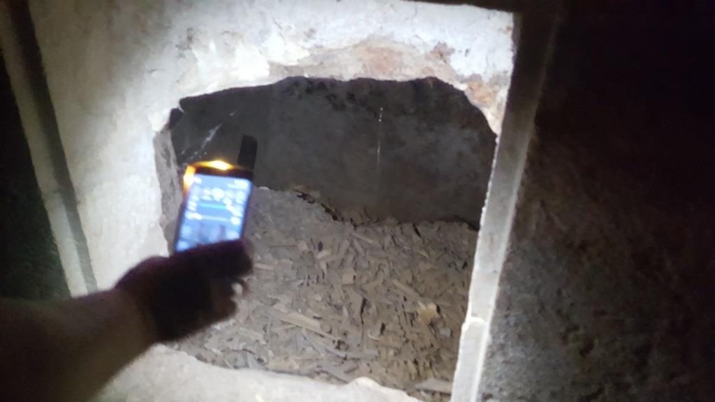 Collecting bone place in the Burial caves in Saint-Étienne Basilica