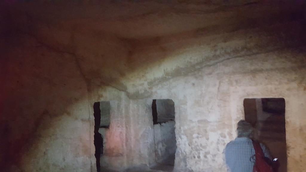 Burial caves in Saint-Étienne Basilica