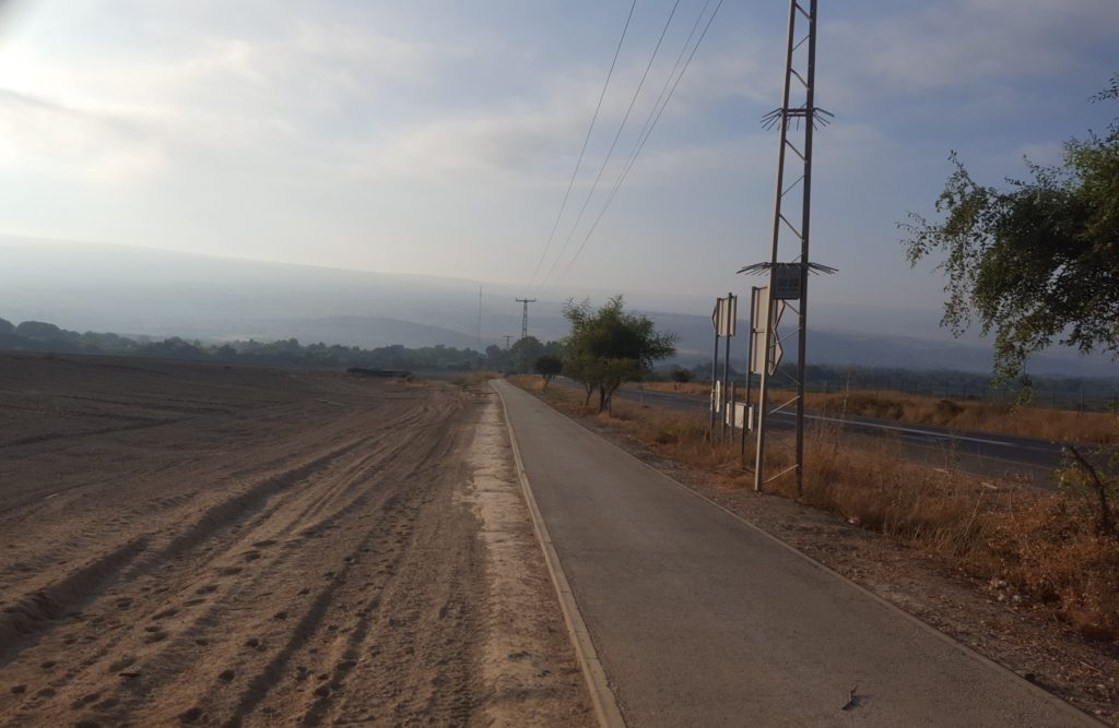 Golan heights in the morning