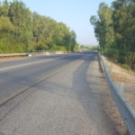 The bridge over the Hermon stream