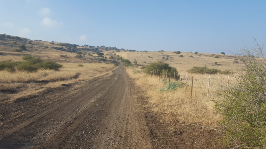 Syrian Patrol road along the Golan heights