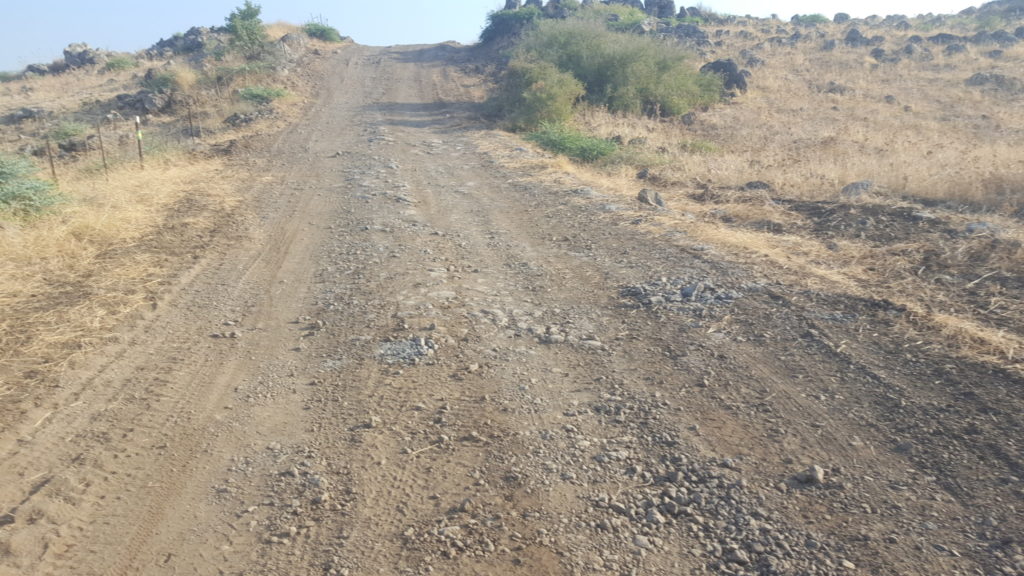 Syrian Patrol road along the Golan heights