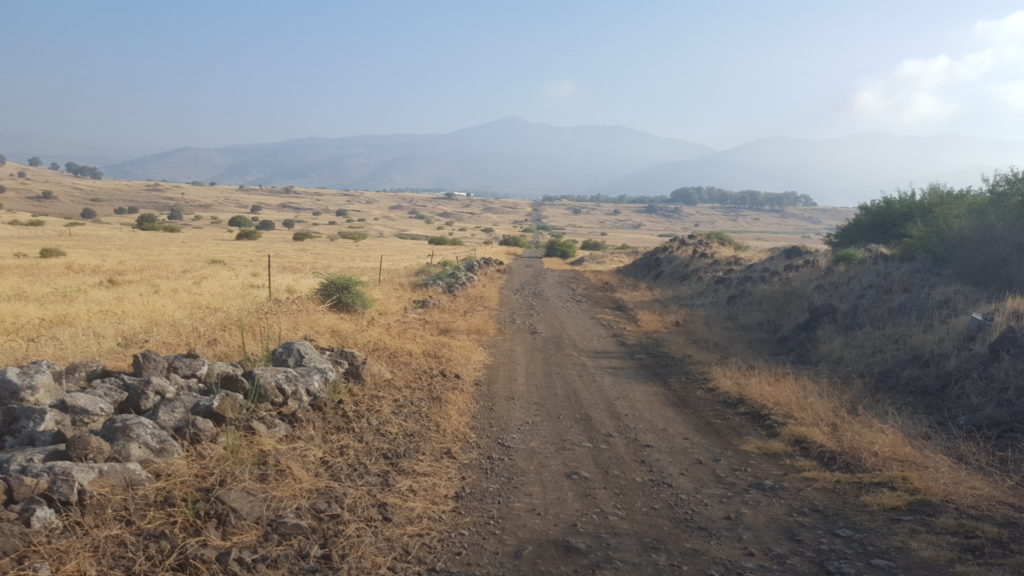 Syrian Patrol road along the Golan heights