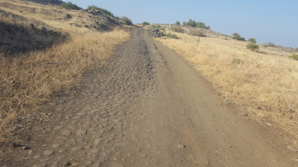 Syrian Patrol road along the Golan heights