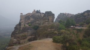 Monastery of Varlaam on the first cloudy day