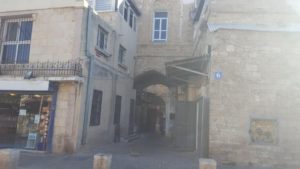 What left of Jerusalem Gate looking from north - Jaffa walls