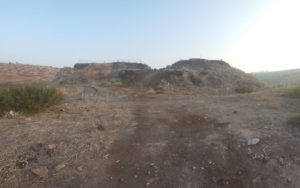 The castle from the south - Metzad Ateret