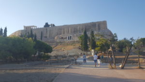 The acropolis from the lower entrance