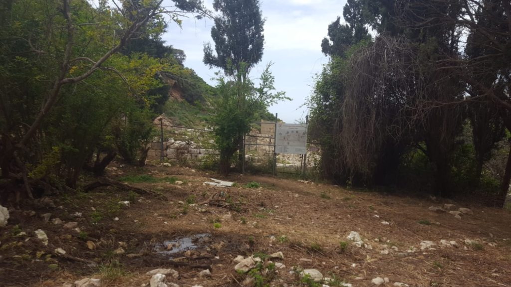 the ruins of the holy site of the Carmelite order - Wadi Siah