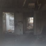 Looking inside - Ramat HaMaphe Hospital building which is abandoned since (2007) - Coronavirus apocalypse