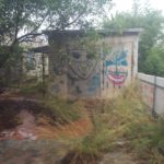 A small building on the back - Ramat HaMaphe Hospital building which is abandoned since (2007) - Coronavirus apocalypse