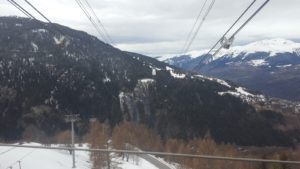 The gondola from Les Arcs to La Plange