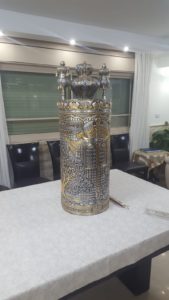 The Sefer Torah case -Inauguration of a Sefer Torah