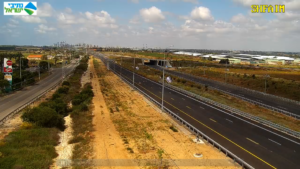 The Coastal road of Israel empty from cars