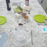 How all the family Passover Seder tables looked like, each couple celebrating by its own - 5 - Passover Seder
