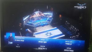 Israel flag instead of live audience  - Un-Indenpendance day