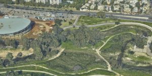 Looking on the site from South: On the right is the dam and the Yarkon river flows from right to left (source: simplex-smart3d.com) - Ten Mills