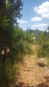 The building is the hall of fallen of Harel Brigade from the Palmach that thought in this area - 1948 trail