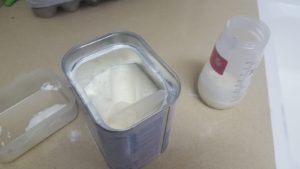 Making a bottle - baby formula