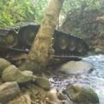 This tank is part of force attacked Kibbutz Dan West of here on the second day of Six  Day War (06.06.1967) - lower Banias stream