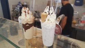 Milkshakes from Ottelo ice cream shop