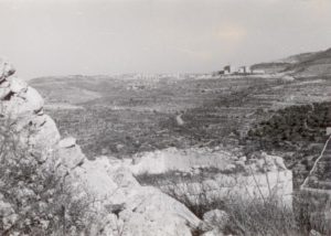 A picture from the Sataf village on Hadassah Ein Kerem Medical Center on 1966 (Source: Gad Freudentha)