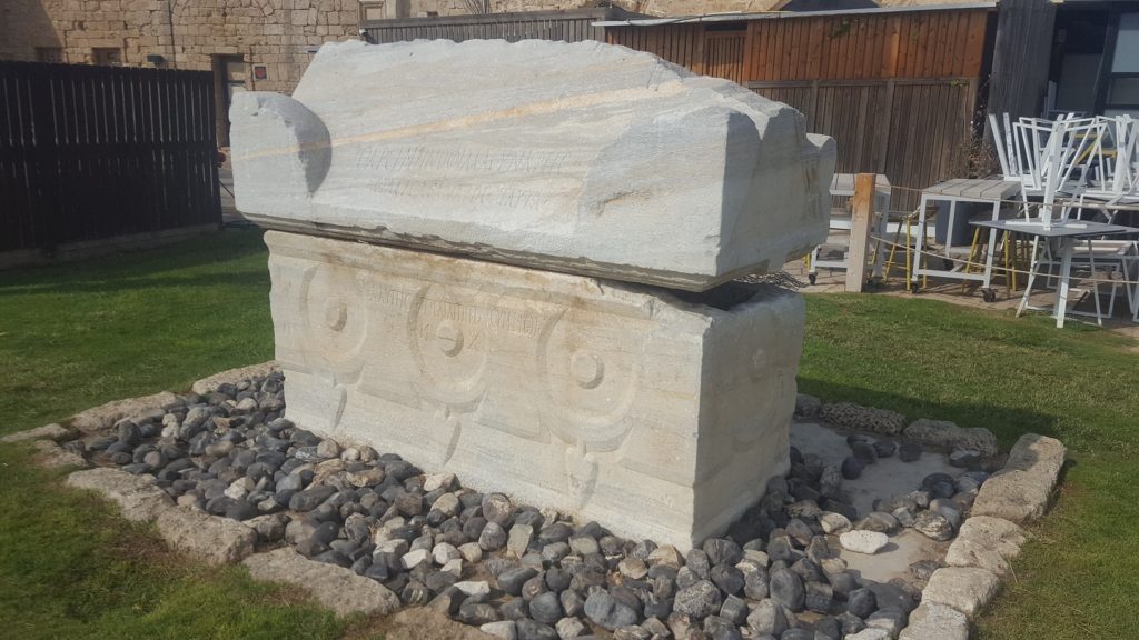 Inscribed stones and Sarcophagi - Caesarea