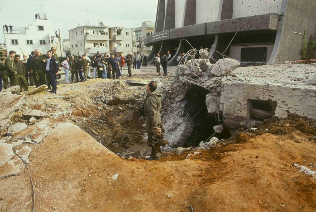 uildings in Israel hit by Scud missiles during the Gulf war in Tel-Aviv and Ramat Gan  (Source: Wikipedia and IDF Archive) - Gulf War