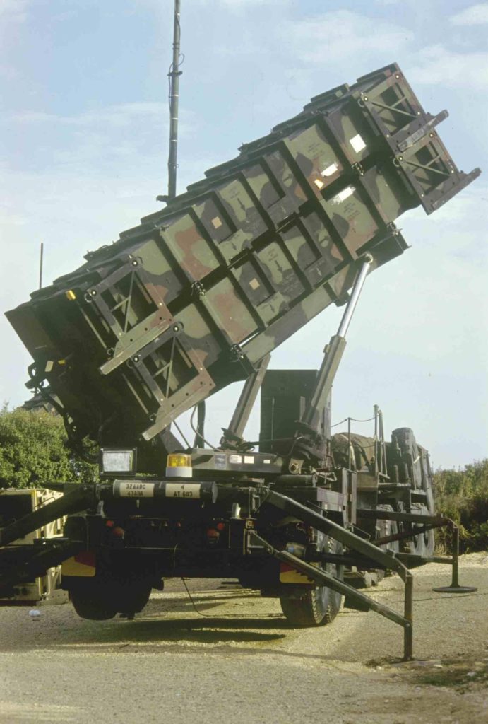 Patriot missiles set in Israel to intercept the Scud missiles, but was found as not efficient (Sometimes it hit the Scud, but did not blow it). (Source: IDF Archive)