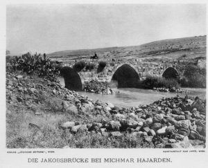 The bridge on 1912 (Source: Wikimedia) - Bnot Ya'akov