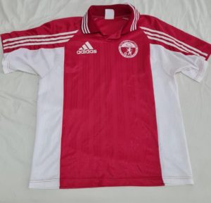 Hapoel Jerusalem shirt with the logo from about 20 years ago, when Nathan had played there