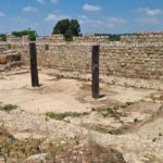 The Canaanite Palace, that was also buried under the fortress court