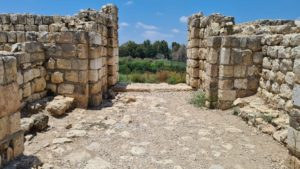 The west gate to the fortress - Tel Afek