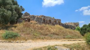 Tel Afek fortress from below