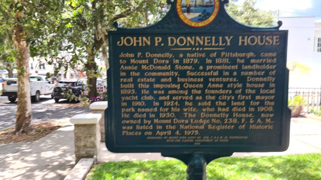 John P Donnelly house on the town main street