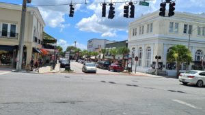 The town main street - Mount Dora