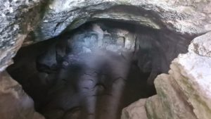 A burial cave from the 2nd temple period. The body was laid down until the meat was gone, and then the bones were collected. Much more efficent and less area consuming then today method of burial