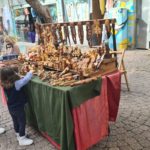 Handicraft stand in the art fair (happens on Fridays and Tuesdays in the pedestrians mall of the street)