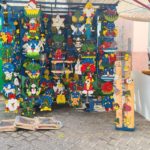 Handicraft stand in the art fair (happens on Fridays and Tuesdays in the pedestrians mall of the street)