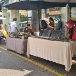 Handicraft stand in the art fair (happens on Fridays and Tuesdays in the pedestrians mall of the street)